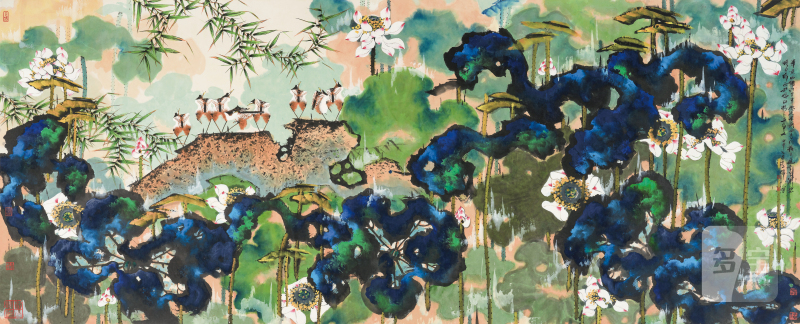 韩天衡 b.1940 荷塘清趣 - 图2